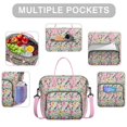 thumbnail image 2 of Pioneer Flower Floral Print Pattern Womens Lunch Box for Work,Insulated Large Lunch Bag for Tween and Teen,Loncheras Para Mujer,Leakproof Adult Lunch Bag for Work,Beach,Travel,Picnic,Camping, 2 of 7