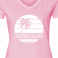 thumbnail image 4 of Inktastic Sanibel Island Florida Vacation Women's V-Neck T-Shirt, 4 of 5