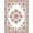 Pink, Pattern 3, variant on Design&I 8'x10' Washable Area Rug Pink Delicate Vintage Bouquet Buds Airy Asymmetric Border Coquette for Living Room, Family Extra Large Skid-Resistant Low Profile