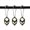 White-background, variant on Set of 12 Bats Shower Curtain Hooks Rings, Gothic Vampire Bat, Halloween Party Supplies Haunted Decoration (Black-Background)