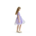 thumbnail image 6 of Actgleam Girls Party dresses Summer Short Sleeve Casual Cute Dresses,Purple,5-6Years, 6 of 8