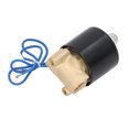 thumbnail image 3 of Solenoid Valve Electric Solenoid Valve Water Solenoid Valve Normally Closed Solenoid Water Valve Solenoid Valve 2W Normally Closed Brass Copper Core Coil Electric Solenoid Valve, 3 of 8