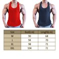 thumbnail image 2 of Mens Bodybuilding Stringer Tank Top Y-Back Gym Workout Sports Vest Shirt Clothes, 2 of 5