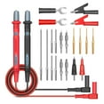 thumbnail image 3 of 22 Pieces Multimeter Cable Set 20A 4 5 Universal Meter Test Tools Silicone Brass Battery Circuit Tester Supplies, 3 of 8