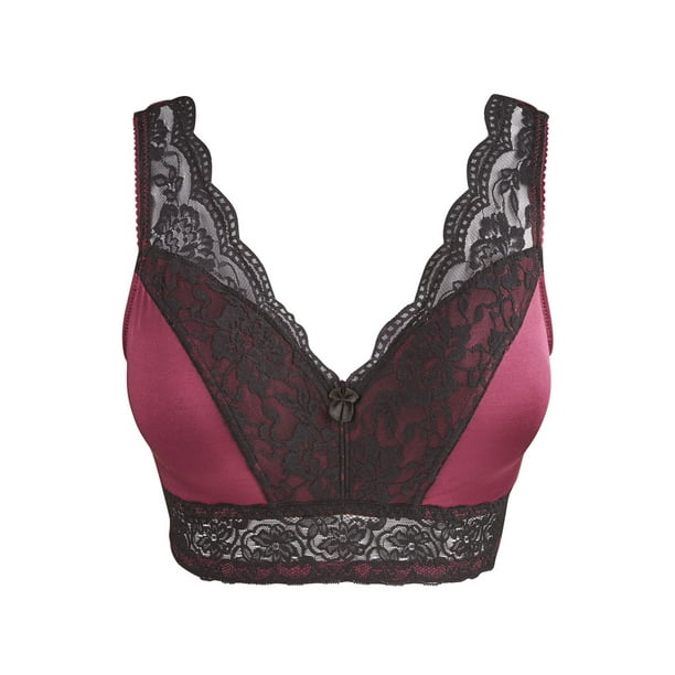 Rhonda Shear Ahh By Rhonda Shear Women's PinUp Girl Lace Leisure Bra