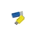 thumbnail image 2 of Verbatim 16GB Store n Click USB Flash Drive, Blue and Yellow, 2 of 17