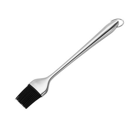 

AZZAKVG Bbq Basting Brush Silicone Bristles Stainless Steel Handle Make Grilling Easy
