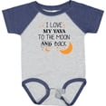 thumbnail image 3 of Inktastic I Love My Yaya to the Moon and Back Boys or Girls Baby Bodysuit, 3 of 5