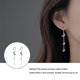 thumbnail image 4 of Qarigey 1 par de pendientes de plata para mujer, joyería elegante para la oreja, regalos de cumpleaños, pendientes de adorno para el trabajo de fiesta Ropa, zapatos y accesorios Miscelánea Qarigey AP012325-00, 4 of 6