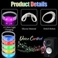 thumbnail image 3 of Dhseinat 100 pulseras LED con activación por sonido, 6 colores, 3 of 6