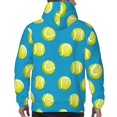 thumbnail image 7 of Wukai Ball Tennis Print Men Hoodies Fleece Sweatshirts Long Sleeve Sweaters Pullover Fall Outfits Winter Clothes-X-Large, 7 of 7