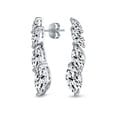 thumbnail image 2 of Bling Jewelry Womens Classic Marquise Leaf CZ Statement V Necklace Chandelier Earrings Jewelry Set, 2 of 7