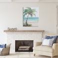 thumbnail image 3 of Stupell Industries Soft Palm Tree on Beach Landscape Painting Gallery Wrapped Canvas Art Print Wall Art, 30 x 40, 3 of 8
