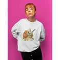 thumbnail image 2 of Lynx Watercolor Sweatshirt Women -Image by Shutterstock, Female Small, 2 of 4