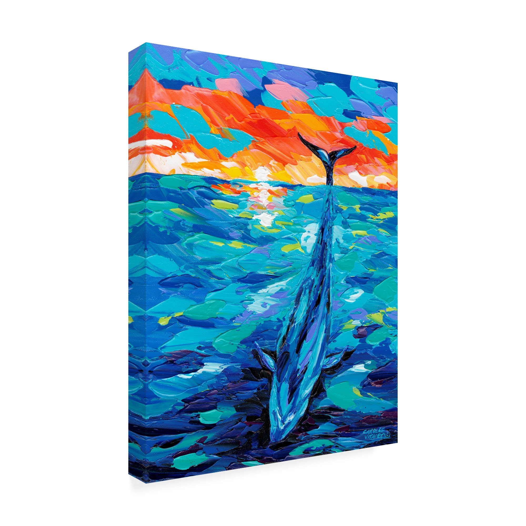 Trademark Fine Art 'Ocean Friends Bold II' Canvas Art by Carolee Vitaletti