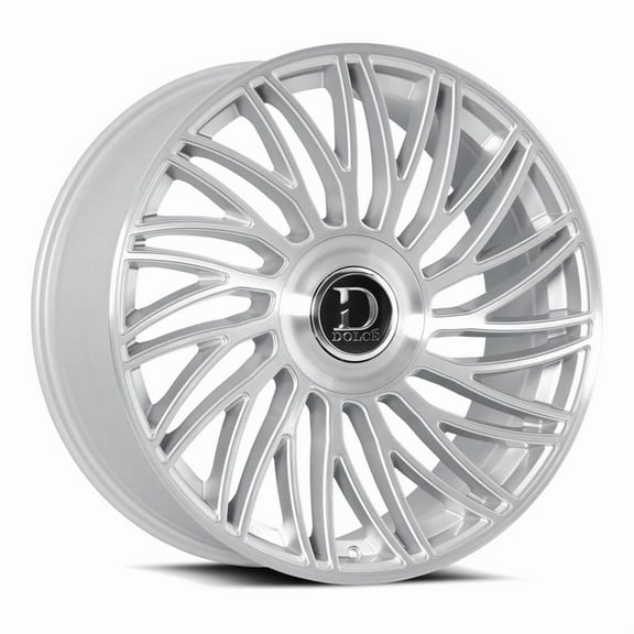 Dolce Sesto 22X9.5 6X135/139.7 18mm Glossy Sliver Brush Face Wheel 22" INCH Rim