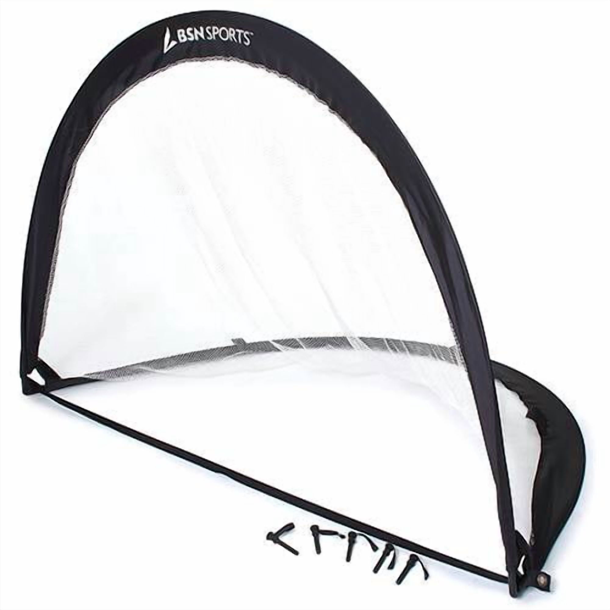 BSN Sports 6' x 4' Pop-Up Soccer Goal (Set of 2)