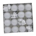 thumbnail image 3 of Adornos navideños colgantes para el árbol, bolas navideñas, adornos decorativos Blanco, 3 of 9