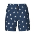 thumbnail image 4 of Lsque Mens Swim Trunks Turtle Pattern - Bathing Suit Compression Liner - Beach Swim Shorts Swimwear - (S-3XL) - Stretch Quick Dry -3X-Large, 4 of 9