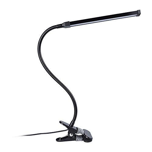 LED Reading Light, Clamp Desk Lamp, 3 Modes & 10 Dimming Levels Clip