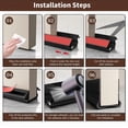 thumbnail image 4 of 36.6 inch Door Draught Excluder, PVC Door Seal for Protection from Sound, Cold, Moisture and Insects Silicone, 4 of 5