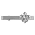 thumbnail image 2 of PinMart's Fluer De Lis Tie Clip Tie Bar - Gold or Silver, 2 of 4