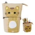 thumbnail image 4 of Lubelski Big Cat Fabric Pencil Case, Assorted Colors, 4 of 12