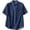 Dark Blue, variant on tarylea Jean Button Down Shirts for Women with Pocket Short Sleeve Loose Fitted Business Casual Summer Tops