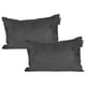 thumbnail image 1 of Cojín Riñonera Decorativa Delta Rectangular Set de 2 Gris Carbón, 1 of 4