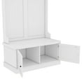 thumbnail image 6 of 4-in-1 Hall Tree with Shoe Storage Bench and 4 Hooks, Multifunctional Coat Rack for Entryway, Hallway, and Living Room, 6 of 6