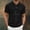 Black, variant on COSFO Golf Mens Polo Shirts Short Sleeve Waffle Cross Graphic Tees Summer Vacation Slim Fit Pullover Collared Tops