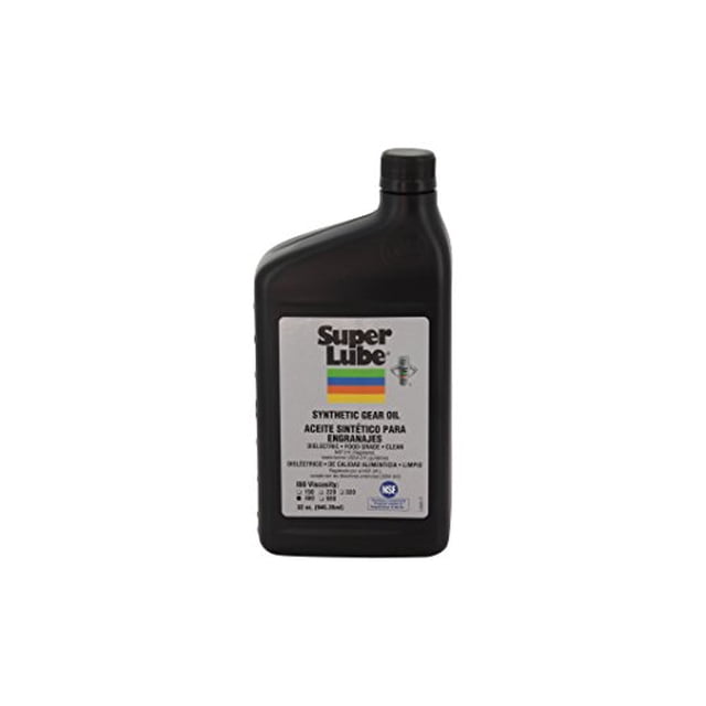 Super Lube 54432 Synthetic Gear Oil ISO 460, 1 quart Bottle, Translucent