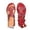 Red, variant on Jane Wardrobe Women's Bohemian Rhinestone Flower Sandals, T Strap Low Wedge PU Casual Summer Shoes for Beach & Daily, 1Pair, 36-43