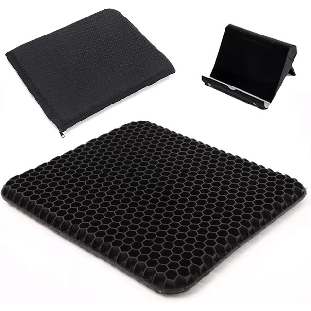 Large Gel Enhanced Seat Cushion (Super Large & Thick), Wheelchair Seat