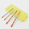 thumbnail image 4 of Hole Drilling Bit Set Multifunctional Drill Bits Wall Ceramic Glass Punching Hole 7Pcs Working Set Wood Drill Bit Set, 4 of 7