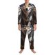 thumbnail image 3 of Balery Oil Painting Tribal Wolf Pijama para Hombre de Dos Piezas con Manga Larga, Conjunto de Dormir y Descanso Suave con Bolsillos-XX-Large, 3 of 7