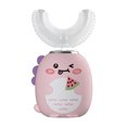 thumbnail image 1 of Cepillo de dientes eléctrico para niños de 360 grados. Cepillo de dientes automático en forma de U, recargable por USB y resistente al agua, apto para niños kaili Sencillez, 1 of 5