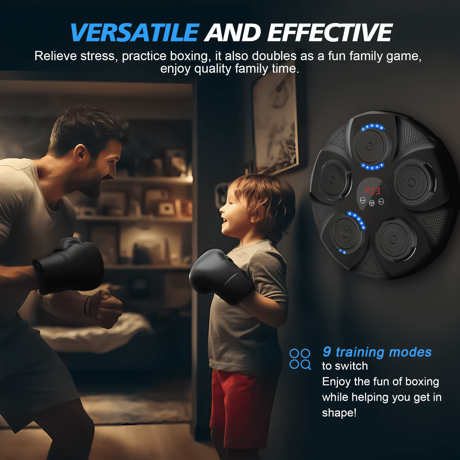 ミュージックボクシング GZXIHTZ Music Boxing Machine, Wall Mounted Boxing Trainer with