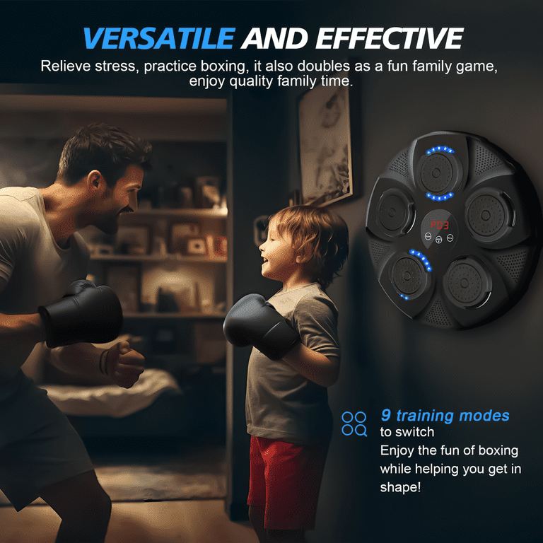 GZXIHTZ Music Boxing Machine, Wall Mounted Boxing Trainer with