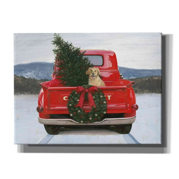 Epic Graffiti 'Christmas in the Heartland IV' by James Wiens, Canvas Wall Art, 16"x12"