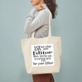 thumbnail image 3 of CafePress - Ask Not Editor Tote Bag - Unisex Canvas Tote Bag, Beige, 1-Piece, 3 of 7