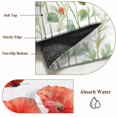 thumbnail image 6 of Round Rugs 6Ft, Red Spring Floral Round Area Rug Washable Indoor Throw Carpet, Butterfly Botanical Summer Pastoral Soft Non Slip Circle Rug for Office Cabinet Home Decor Aesthetic, 6 of 8