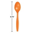 thumbnail image 2 of Party Central Reusable Solid Party Spoons - 6.75" - Sunkissed Orange - Club Pack of 600, 2 of 2