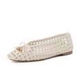 thumbnail image 3 of Cushionaire Witty Hand Woven Ballet Flats for Women, Comfortable Pointed Toe Flat Shoes with Bow Detail and Memory Foam, 3 of 16