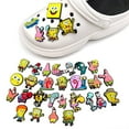 thumbnail image 3 of 32pcs SpongeBob SquarePants Series PVC Soft Rubber Shoe Flower Shoe Buckle Clog Decoration Buckle Amazon AliExpress Shoe Accessories, 3 of 6
