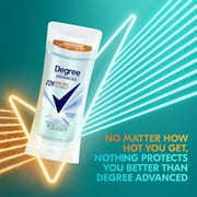 Degree Advanced Womens Antiperspirant Deodorant Stick Twin Pack Shower Clean, 2.6 oz