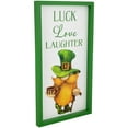 thumbnail image 4 of Luck Love Laughter St. Patricks Day Framed Wall Sign - 18", 4 of 5