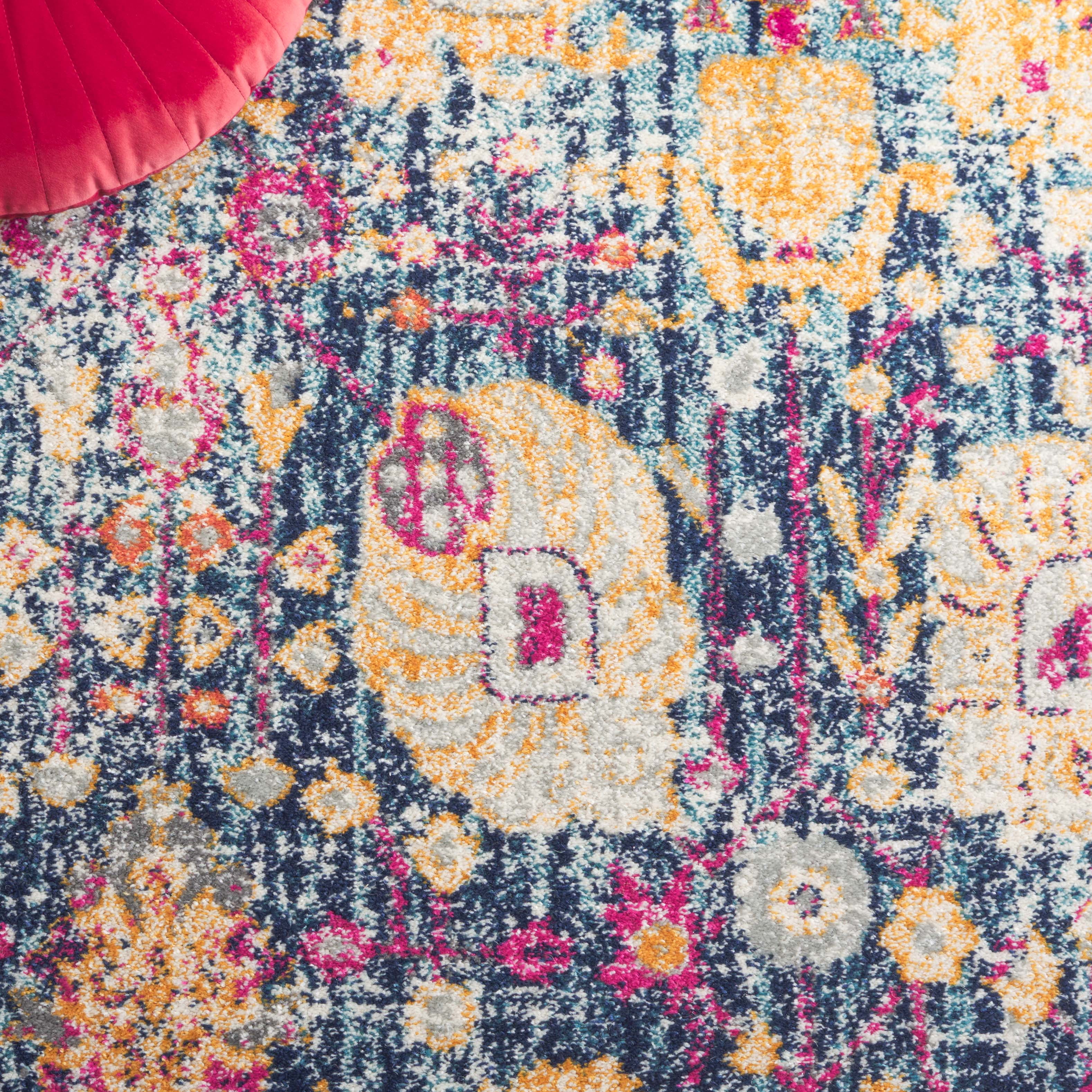 Safavieh Granada Blair Oriental Area Rug, Blue/Fuchsia, 6'7" x 9'