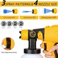 thumbnail image 3 of Cordless Paint Sprayer For Dewalt 20V Battery Airless Spray Gun for Fence Cars, 3 of 10