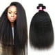 thumbnail image 1 of Odir Paquetes rectos rizados 14 16 18 pulgadas cabello humano sin procesar 9A brasileño Yaki pelo virgen recto 3 paquetes extensiones de cabello Remy 10.58 oz color natural, 1 of 5